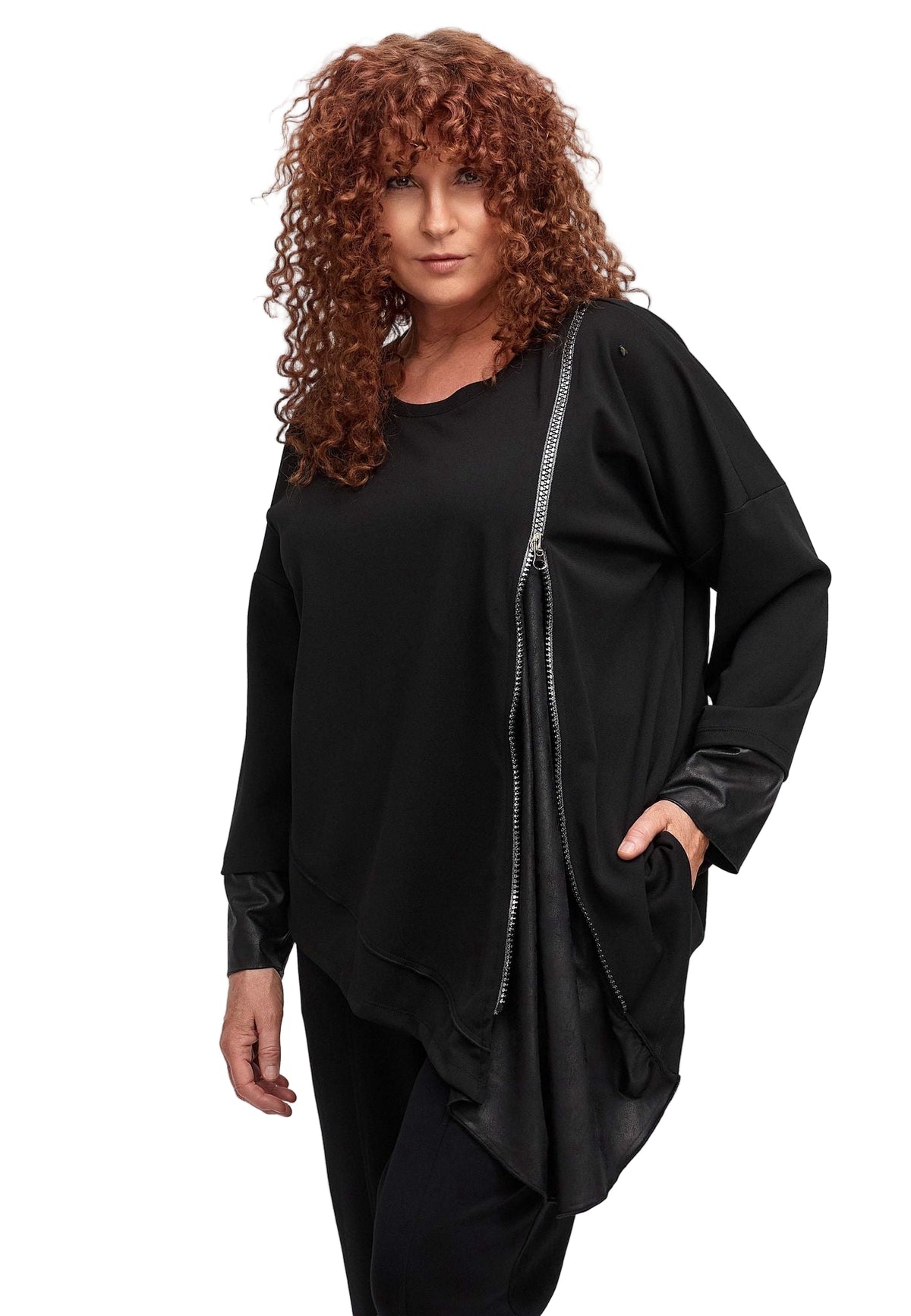Pullover Shirt mit RV