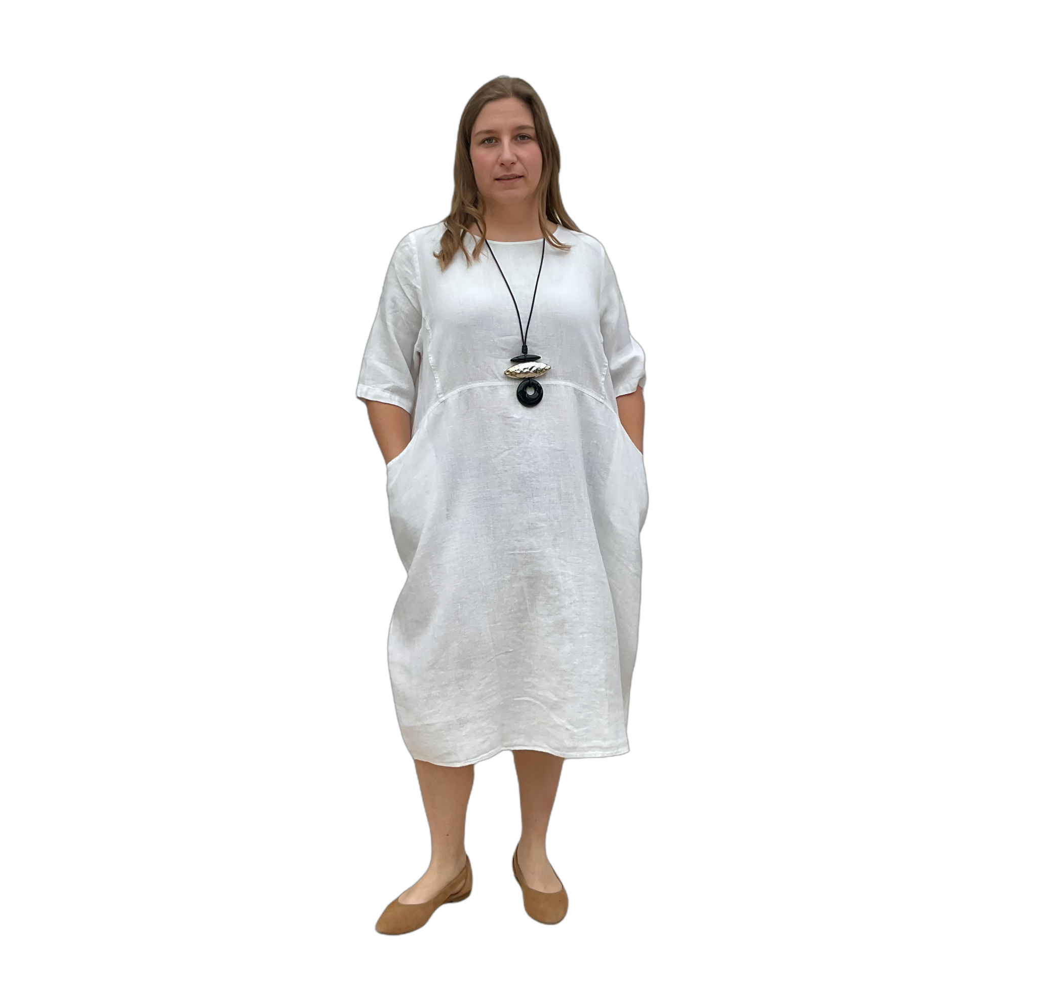 Leinen U Kleid