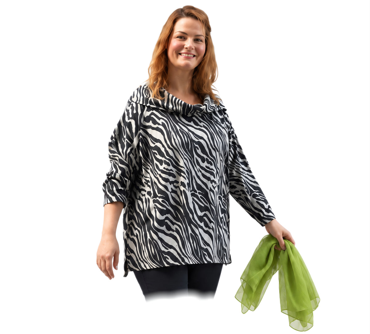 Pullover mit grossen Kragen