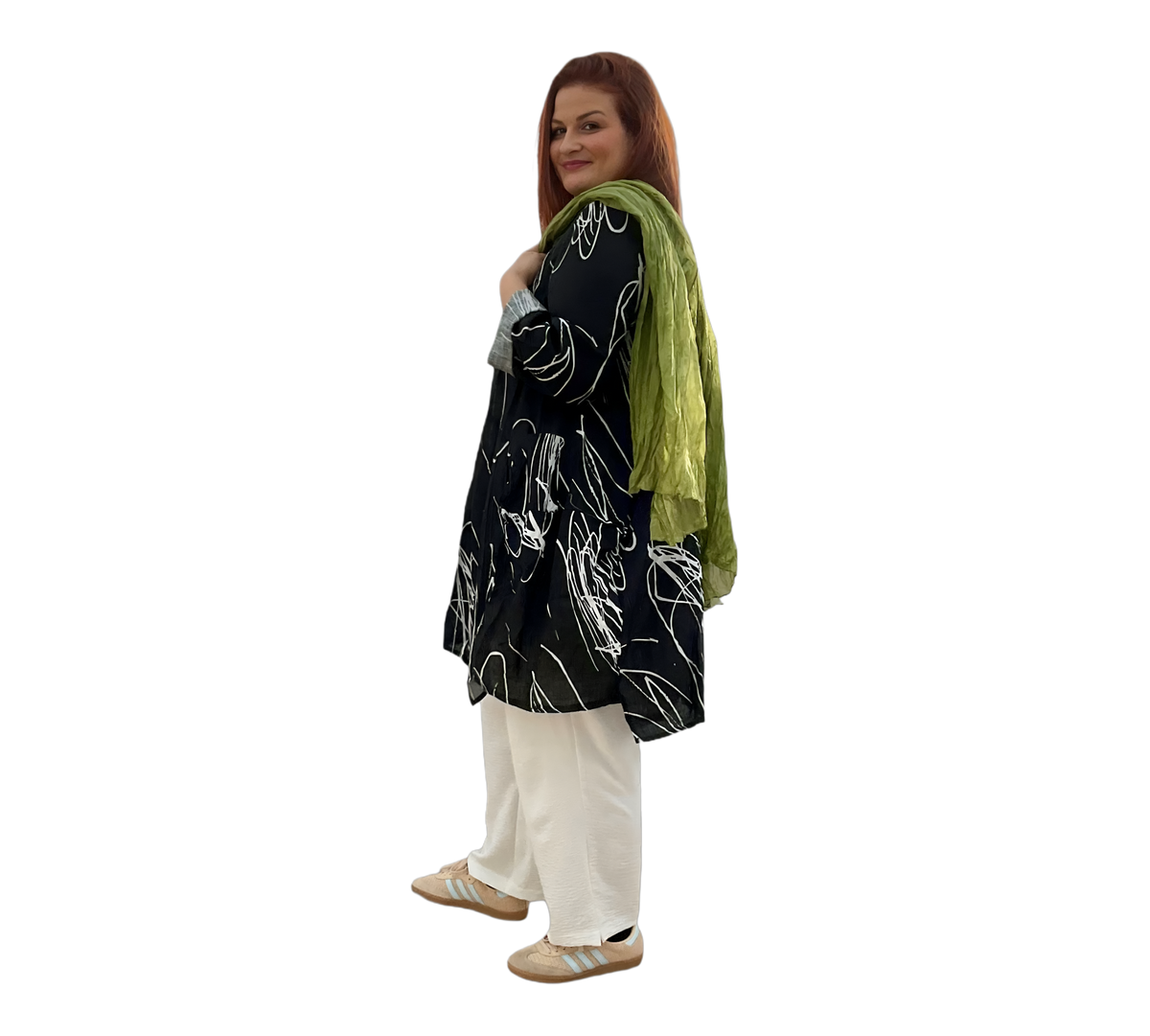 leichter Leinen Mantel