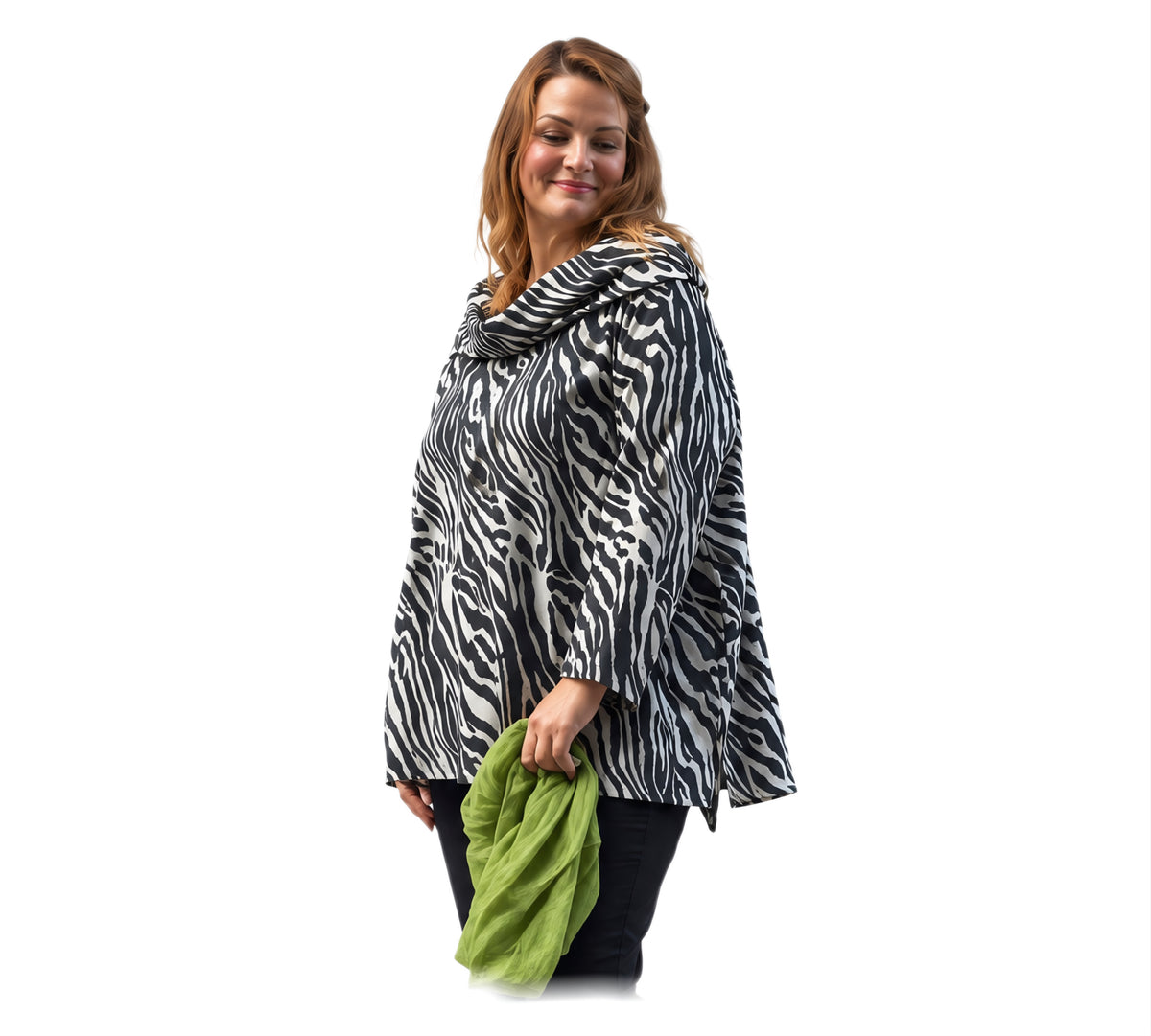 Pullover mit grossen Kragen