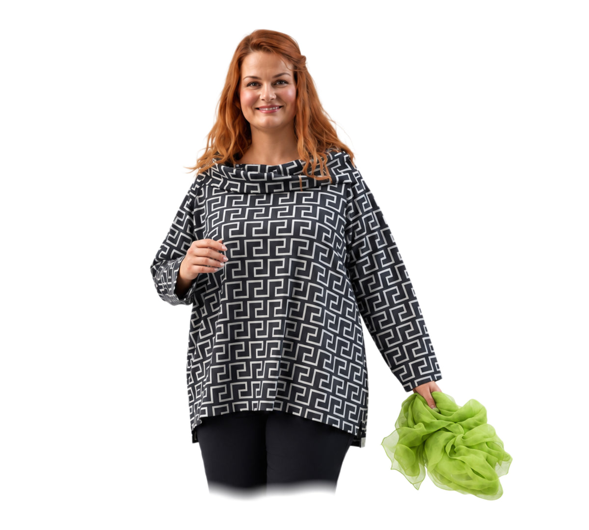 Pullover mit grossen Kragen