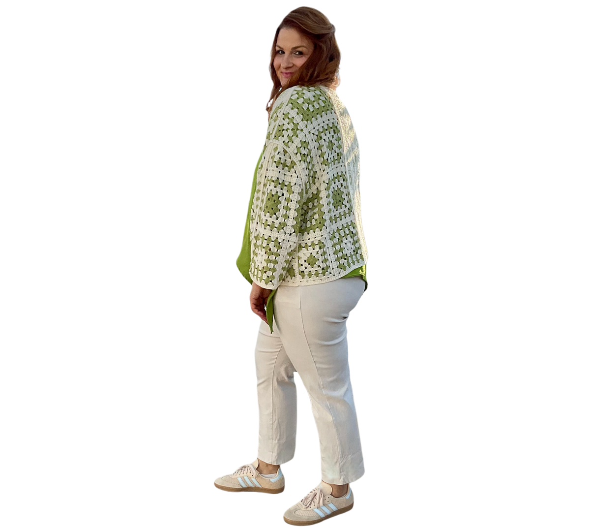 kurze Strickjacke