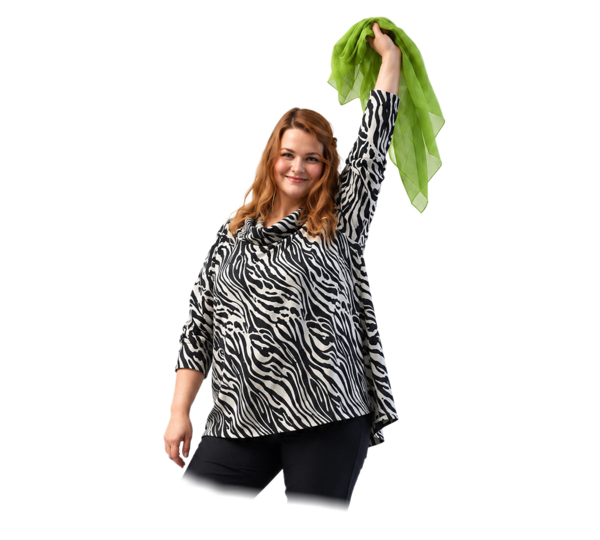 Pullover mit grossen Kragen