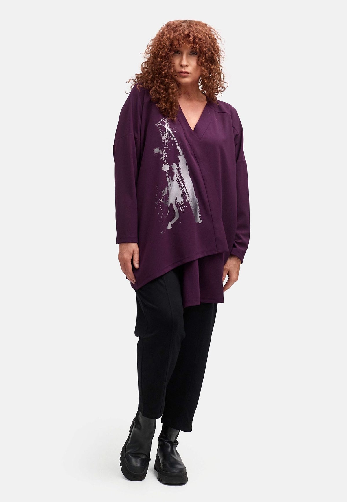 Pullover Shirt asymmetrisch