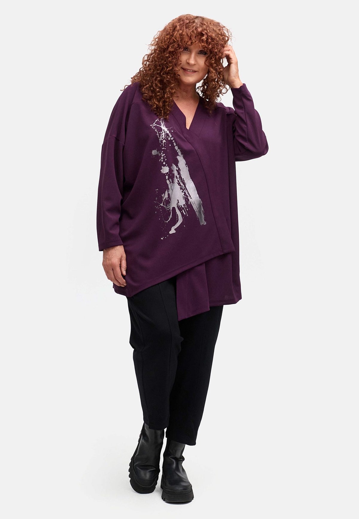 Pullover Shirt asymmetrisch